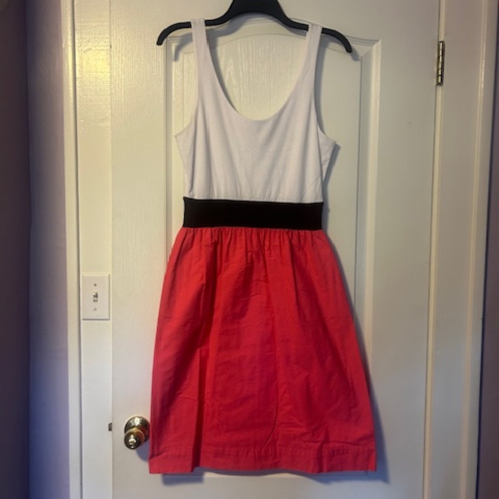 Pink and White dress - Small